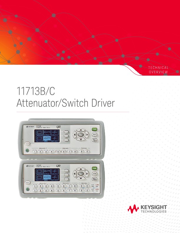 11713B/C Attenuator/Switch Driver PDF Asset Page Keysight